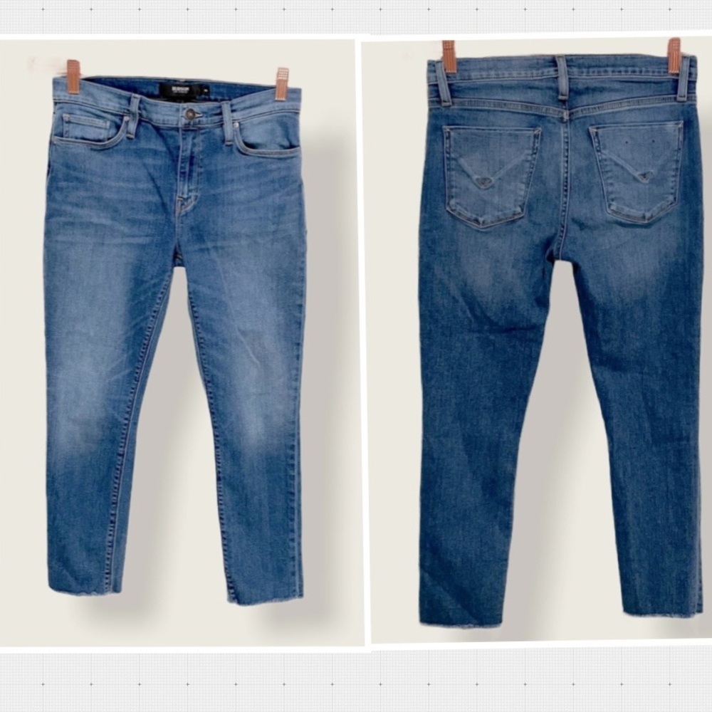 Hudson Nico skinny midrise jean light med wash 28